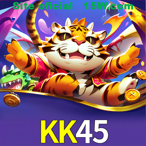 Imagem promocional da KK45 mostrando a plataforma e suas vantagens